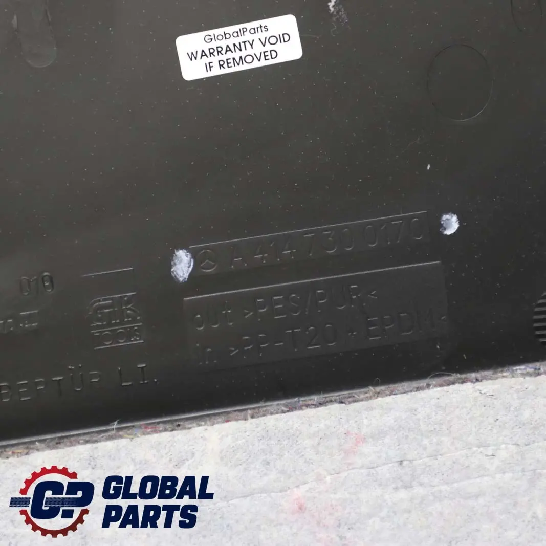 Mercedes-Benz Vaneo W414 Rear Left N/S Sliding Door Card Trim Panel Anthracite to with Part number A4147300170 Mercedes-Benz Vaneo W414 Rear Left N/S Sliding Door Card Trim Panel Anthracite - SKU A4147300170 - Part number A4147300170