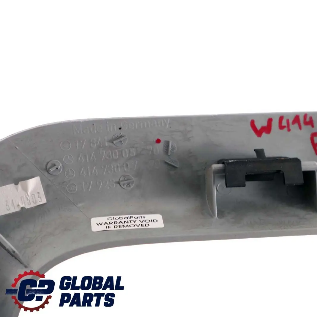  Mercedes-Benz Vaneo W414 Rear Right O/S Sliding Door Interior Window Cover Trim - SKU A4147300570 - Part number A4147300570