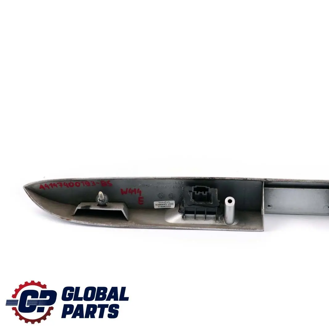 Mercedes-Benz Vaneo W414 Boot Tailgate Handle Strip Brilliant Silver - 744 to with Part number A4147400193 Mercedes-Benz Vaneo W414 Boot Tailgate Handle Strip Brilliant Silver - 744 - SKU A4147400193-BS - Part number A4147400193