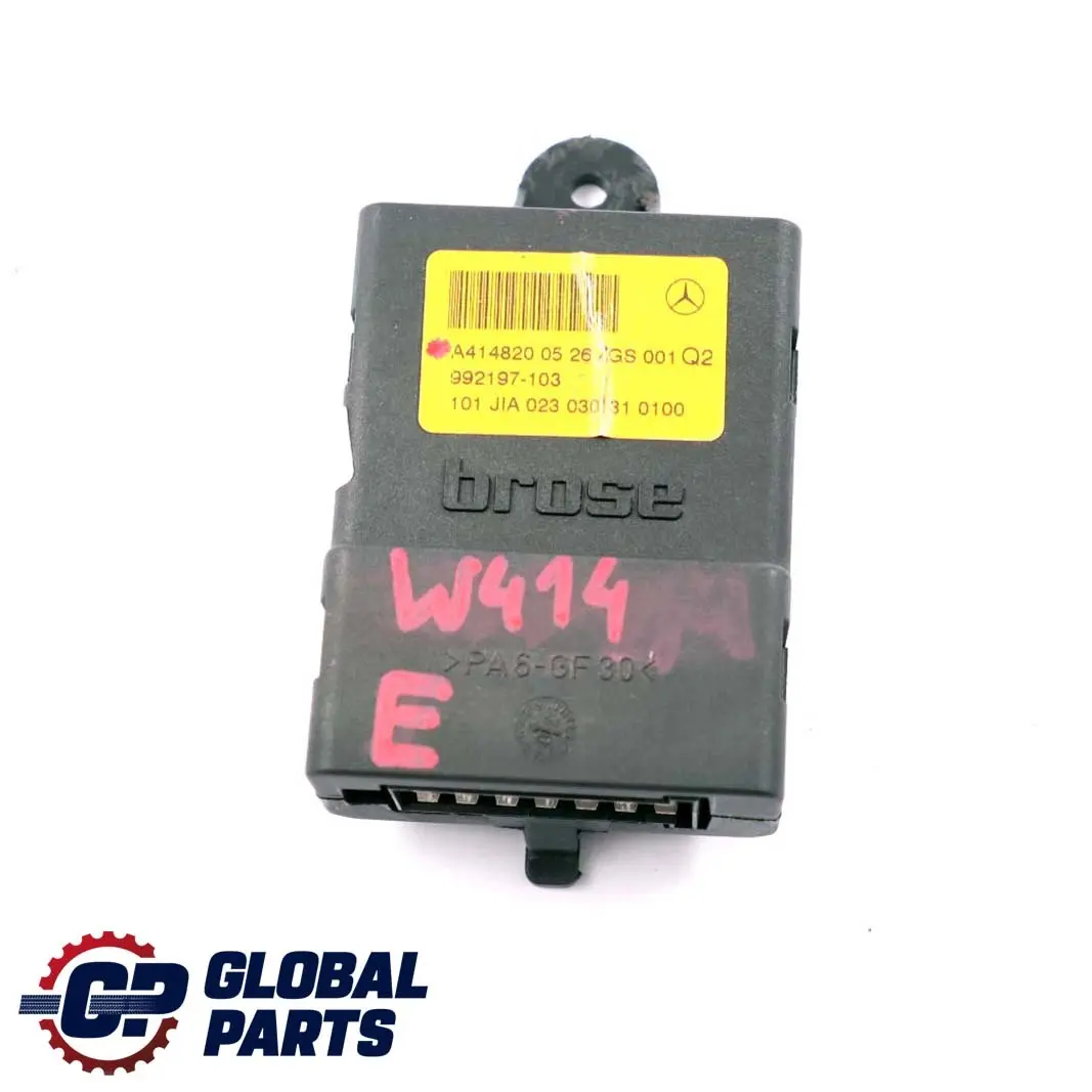 W414 Tür Vorne Links Rechts Steuergerät ECU für Mercedes Vaneo mit Teilenummer A4148200526 Mercedes Vaneo W414 Tür Vorne Links Rechts Steuergerät ECU - SKU A4148200526 - Teilenummer A4148200526