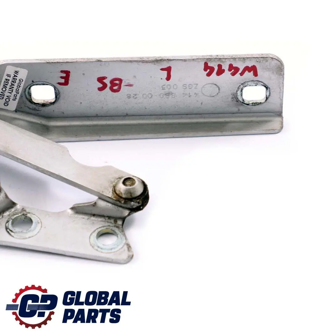 Mercedes Vaneo W414 Delantero Izquierdo Bisagra Capó Plata Brillante 744 - SKU A4148800028-BS - Número de pieza A4148800028