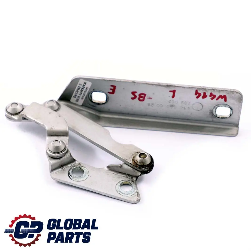 W414 Delantero Izquierdo Bisagra Capó Plata Brillante 744 para Mercedes Vaneo con número de pieza A4148800028 Mercedes Vaneo W414 Delantero Izquierdo Bisagra Capó Plata Brillante 744 - SKU A4148800028-BS - Número de pieza A4148800028