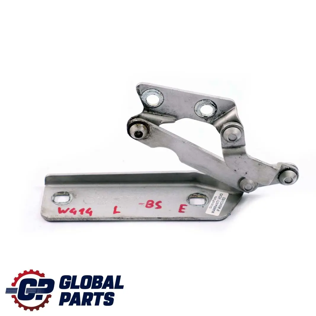 W414 Delantero Izquierdo Bisagra Capó Plata Brillante 744 para Mercedes Vaneo con número de pieza A4148800028 Mercedes Vaneo W414 Delantero Izquierdo Bisagra Capó Plata Brillante 744 - SKU A4148800028-BS - Número de pieza A4148800028