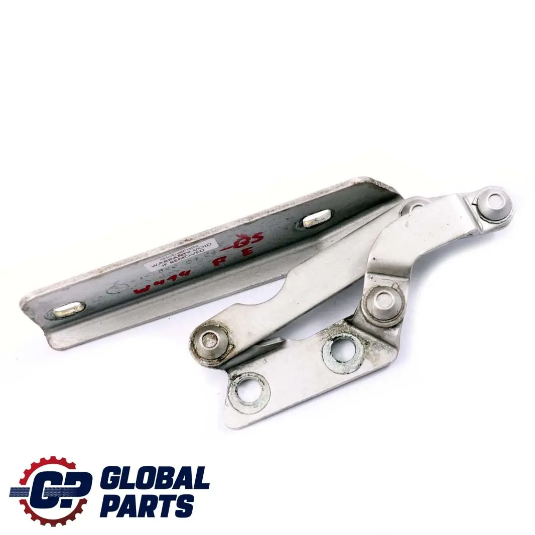 Mercedes Vaneo W414 Cerniera cofano anteriore destro O/S Argento brillante 744 - SKU A4148800128-BS - Numero di parte A4148800128
