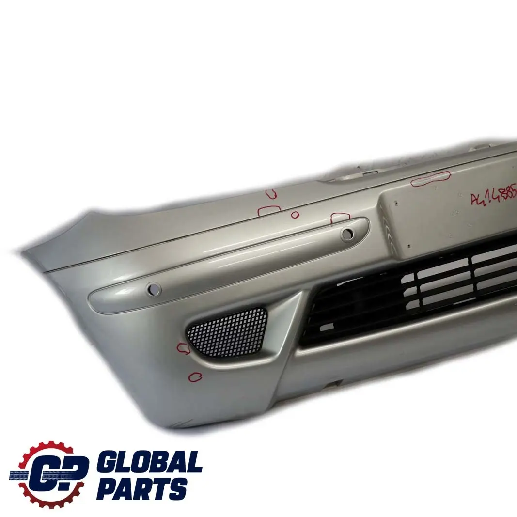 Mercedes-Benz Vaneo W414 Front Bumper Trim Panel Brilliant Silver - 9744 to with Part number A4148851225 Mercedes-Benz Vaneo W414 Front Bumper Trim Panel Brilliant Silver - 9744 - SKU A4148851225-BRS - Part number A4148851225