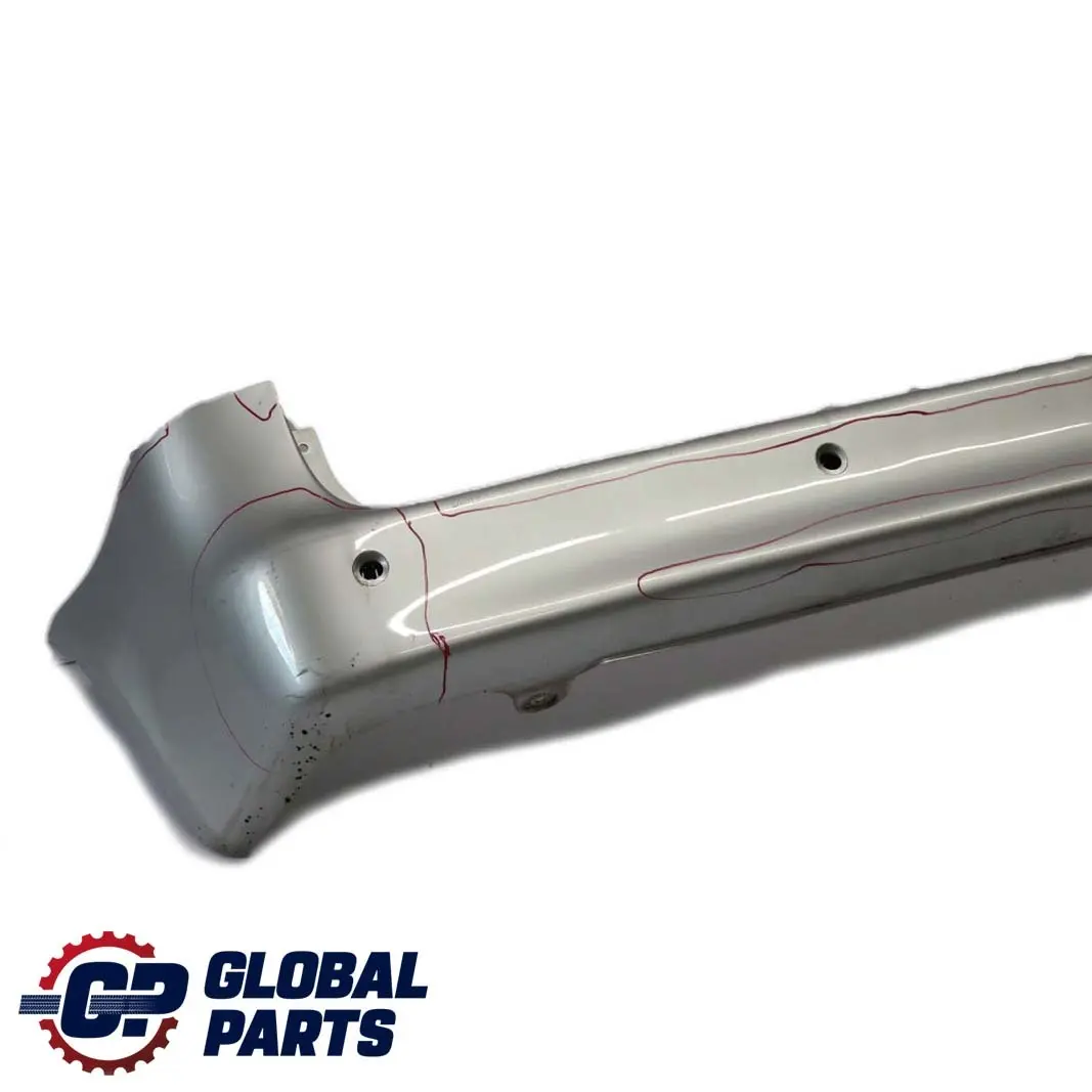 Mercedes-Benz Vaneo W414 Rear Bumper Trim Panel Brilliant Silver - 9744 to with Part number A4148851325 Mercedes-Benz Vaneo W414 Rear Bumper Trim Panel Brilliant Silver - 9744 - SKU A4148851325-BRS - Part number A4148851325