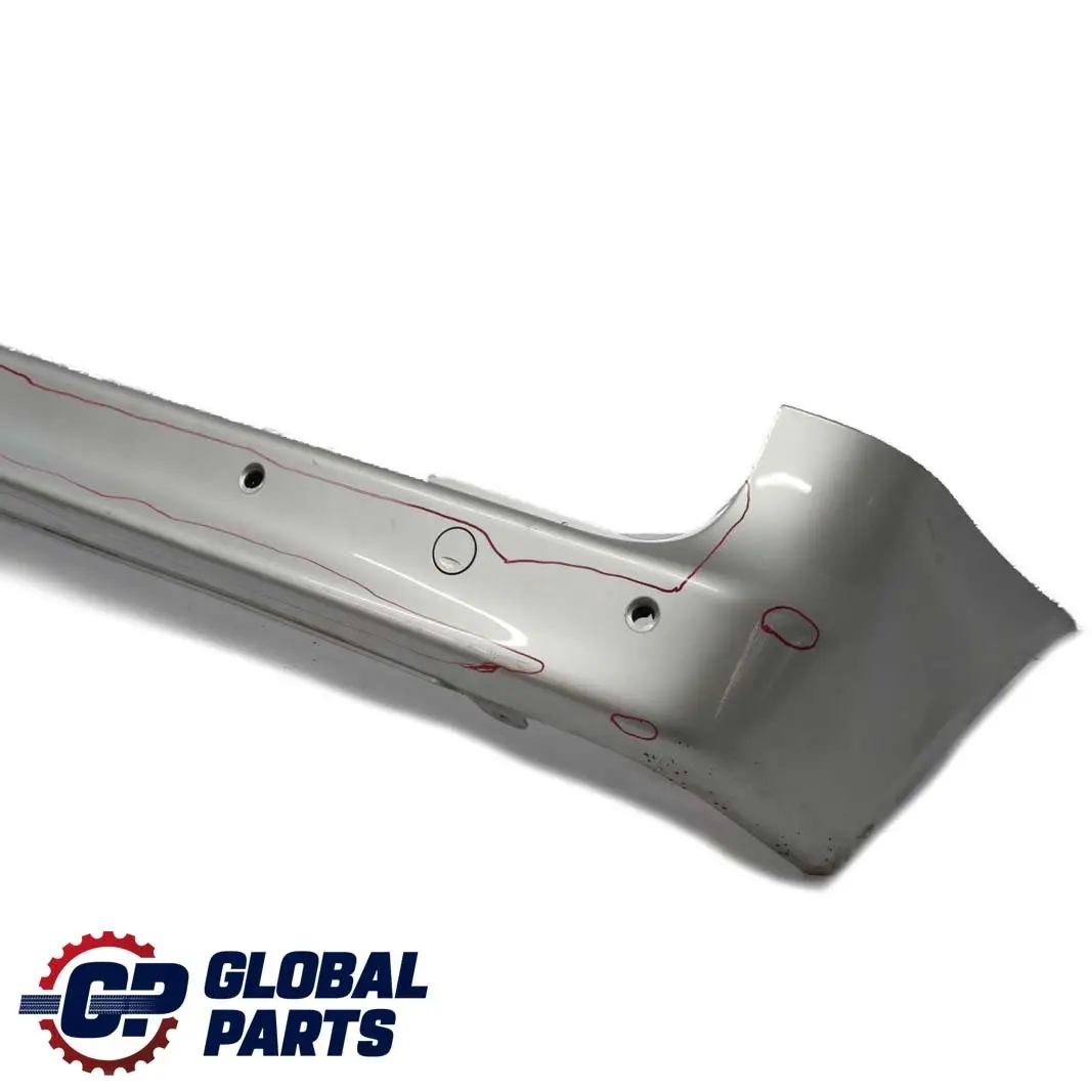 Mercedes-Benz Vaneo W414 Rear Bumper Trim Panel Brilliant Silver - 9744 to with Part number A4148851325 Mercedes-Benz Vaneo W414 Rear Bumper Trim Panel Brilliant Silver - 9744 - SKU A4148851325-BRS - Part number A4148851325