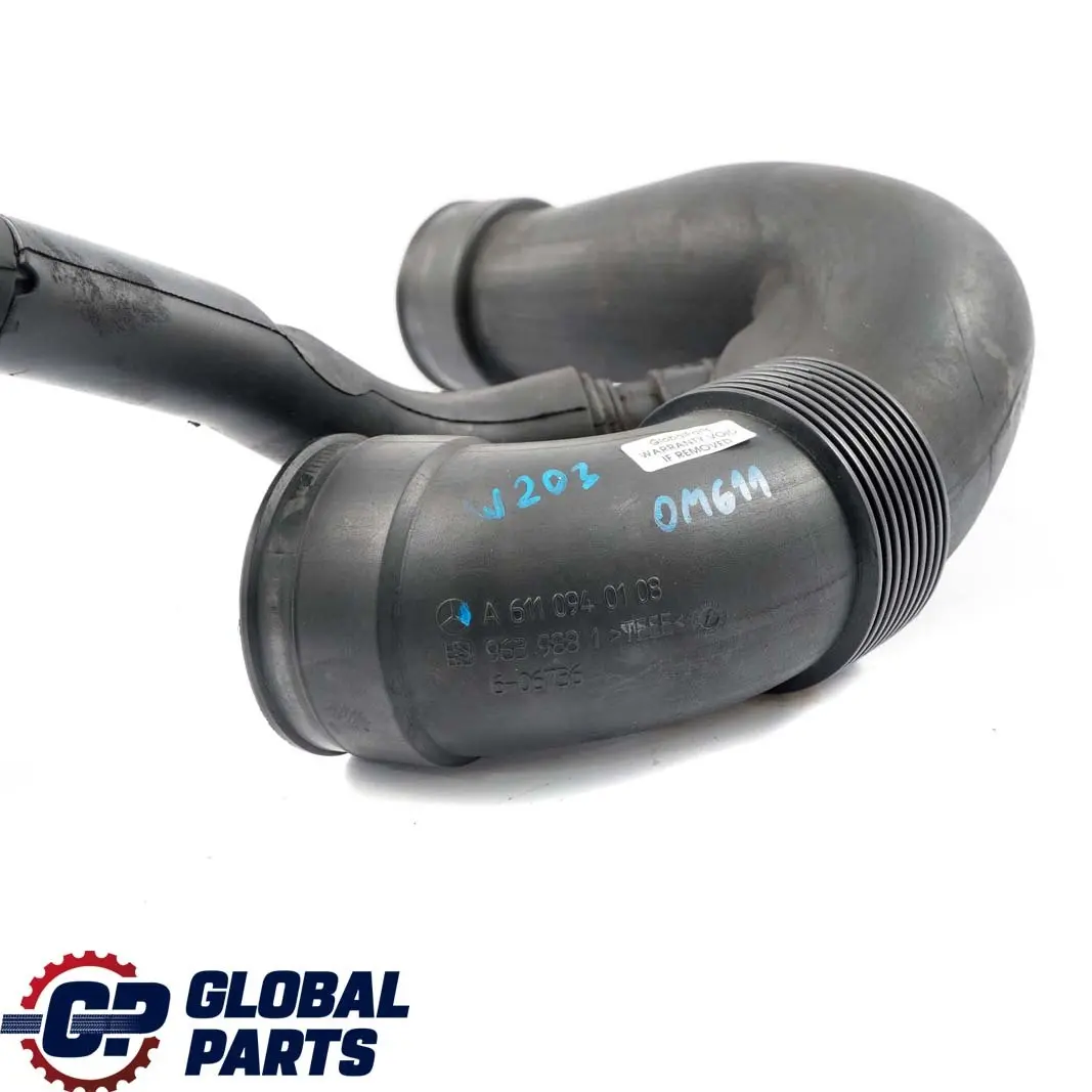 OM611 Przewód Rura Dolot Powietrza do Mercedes C W203 o numerze A6110940108 Mercedes C W203 OM611 Przewód Rura Dolot Powietrza - SKU A6110940108 - Numer Części A6110940108