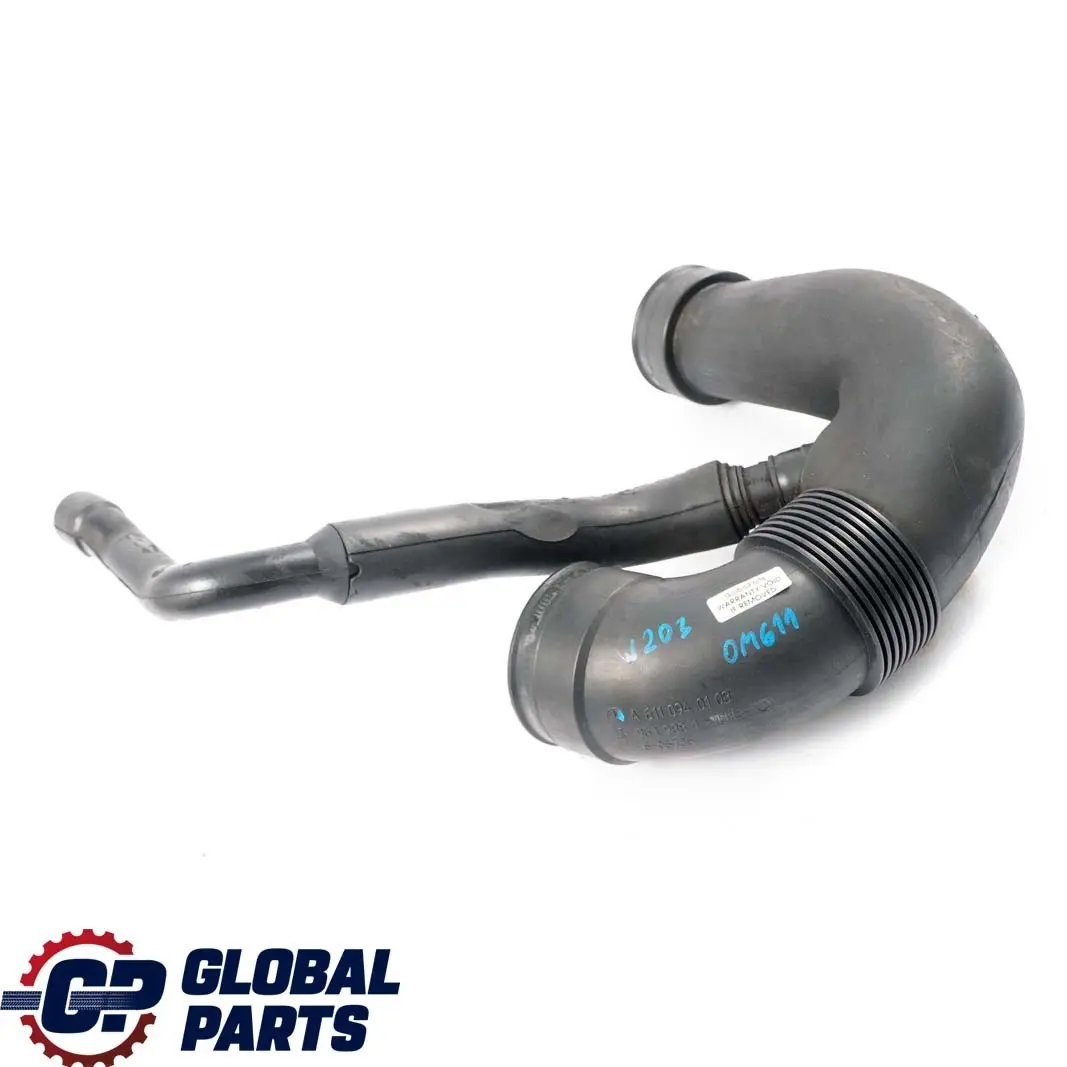 OM611 Tubo di aspirazione aria per Mercedes W203 con numero di parte A6110940108 Mercedes W203 OM611 Tubo di aspirazione aria - SKU A6110940108 - Numero di parte A6110940108
