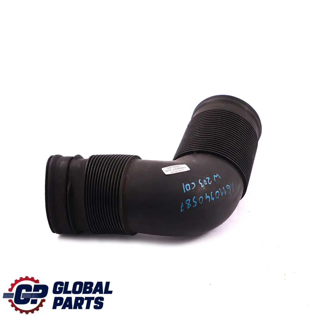 Mercedes-Benz C W203 CDI Diesel Engine Air Intake Inlet Hose Pipe to with Part number A6110940587 Mercedes-Benz C W203 CDI Diesel Engine Air Intake Inlet Hose Pipe - SKU A6110940587 - Part number A6110940587