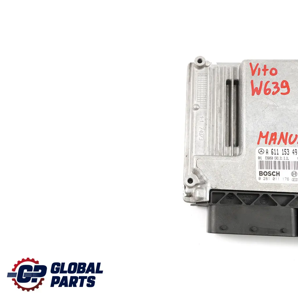 Mercedes-Benz Vito Viano W639 Engine Control Unit Module ECU Manual to with Part number A6111534979 Mercedes-Benz Vito Viano W639 Engine Control Unit Module ECU Manual - SKU A6111534979 - Part number A6111534979