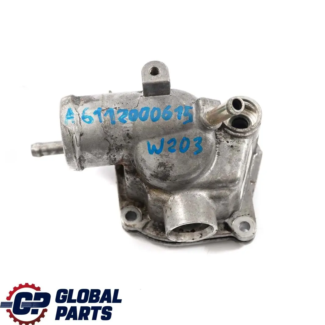 OM611 OM612 Carcasa Termostato del Refrigerante para Mercedes W203 W210 con número de pieza A6112000615 Mercedes W203 W210 OM611 OM612 Carcasa Termostato del Refrigerante - SKU A6112000615 - Número de pieza A6112000615