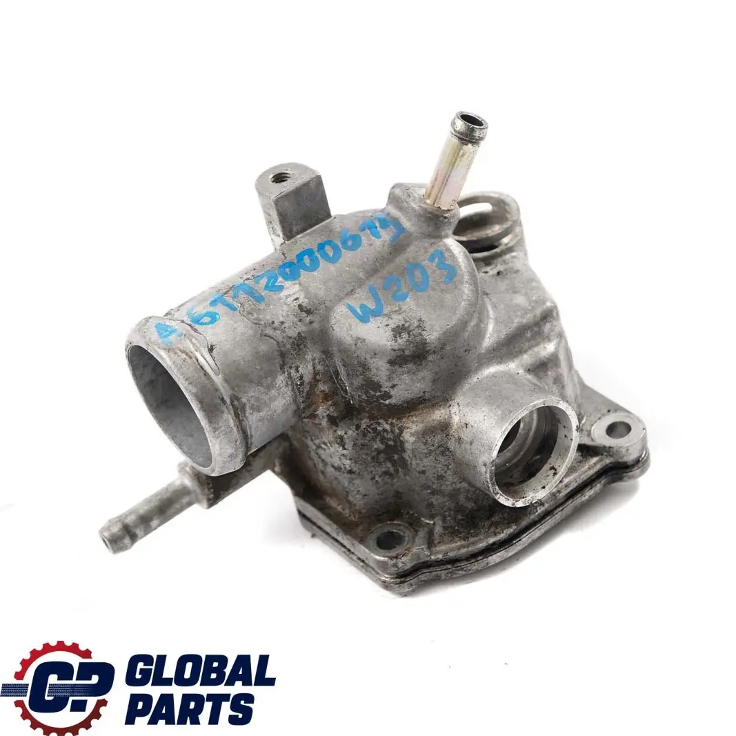  Mercedes-Benz C E W203 W210 OM611 OM612 Coolant Thermostat Housing - SKU A6112000615 - Part number A6112000615