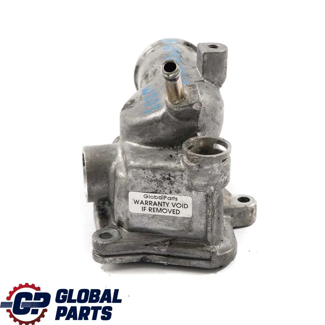 Mercedes-Benz C E W203 W210 OM611 OM612 Coolant Thermostat Housing to with Part number A6112000615 Mercedes-Benz C E W203 W210 OM611 OM612 Coolant Thermostat Housing - SKU A6112000615 - Part number A6112000615
