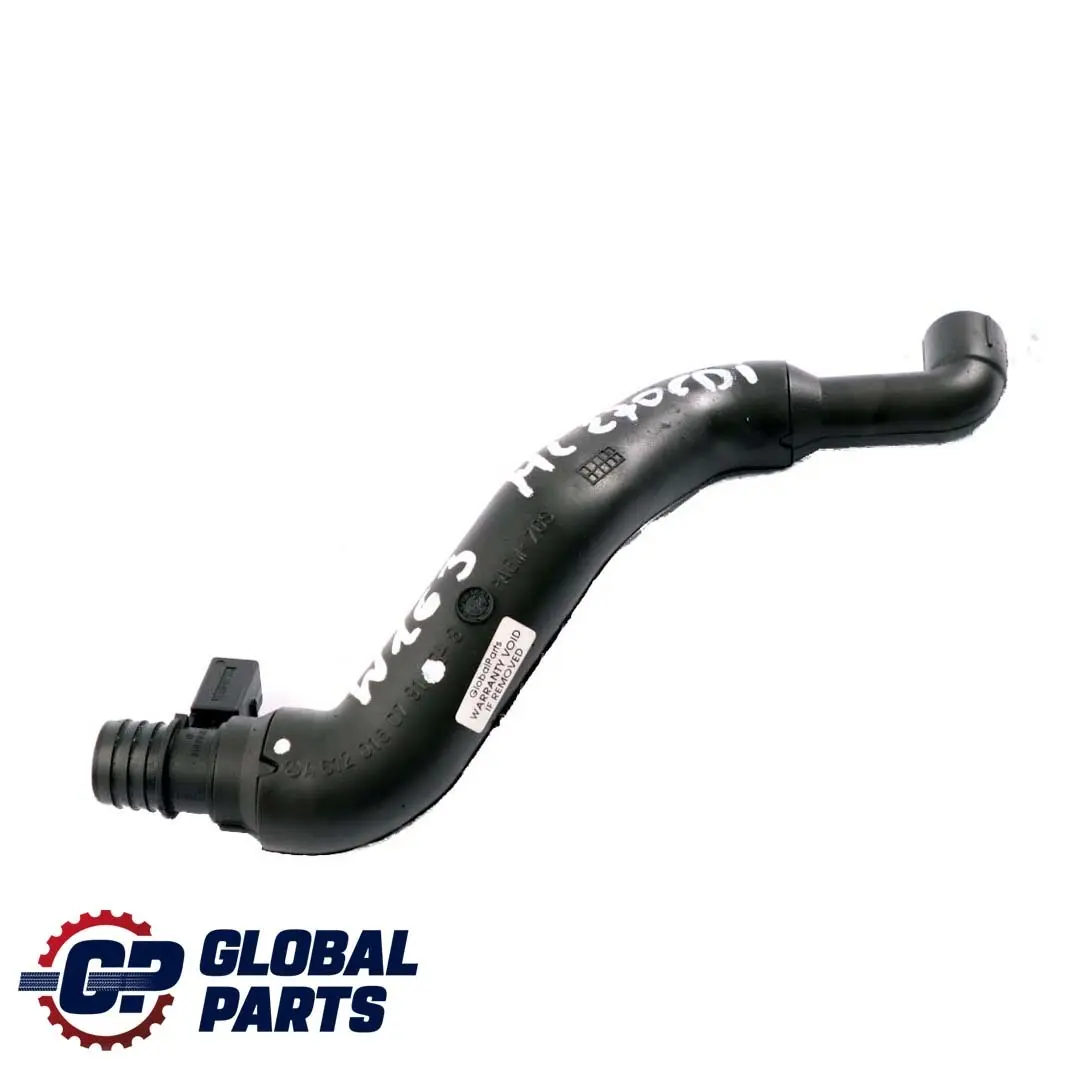 OM612 Air Intake Breather Pipe to Mercedes W163 ML 270 CDI with Part number A6120160781 Mercedes W163 ML 270 CDI OM612 Air Intake Breather Pipe - SKU A6120160781 - Part number A6120160781