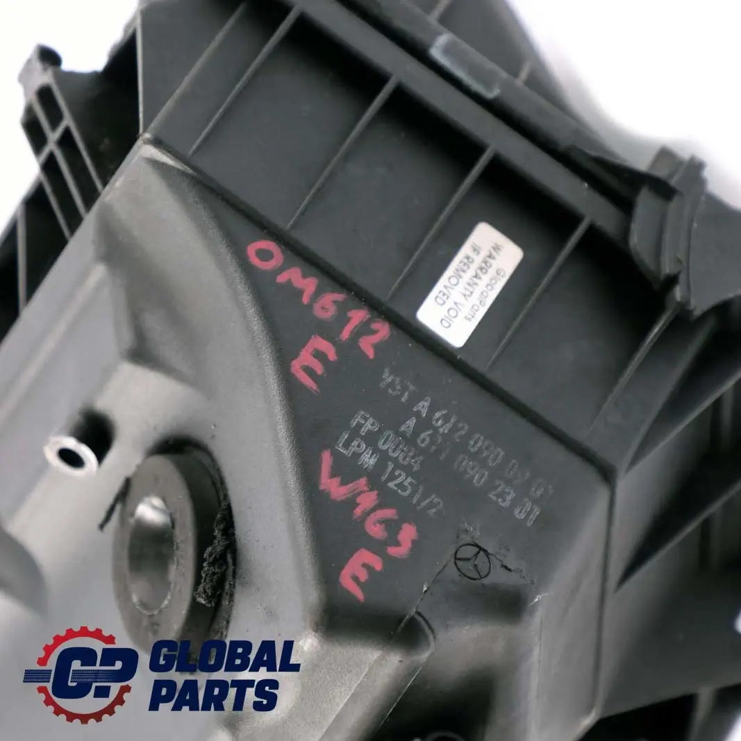 OM612 Caja del filtro De aire A6110902301 para Mercedes W163 con número de pieza A6120900901 Mercedes W163 OM612 Caja del filtro De aire A6110902301 - SKU A6120900901 - Número de pieza A6120900901