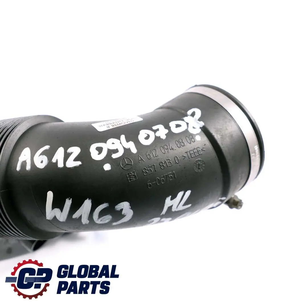  Mercedes-Benz M-Klasse W163 270 CDI Turbo Ladeluftrohr Schlauch - SKU A6120940708 - Teilenummer A6120940708