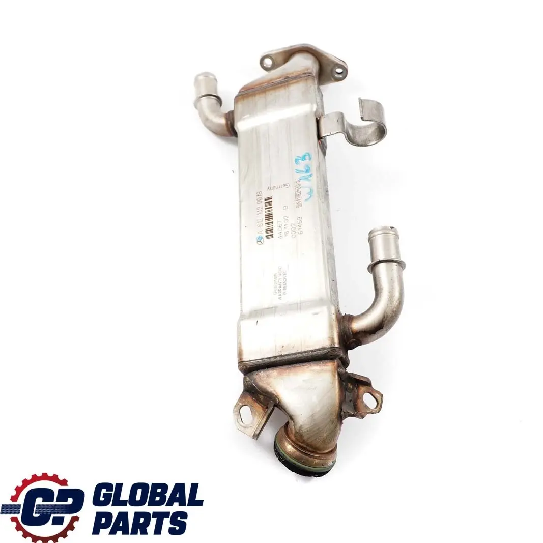 Mercedes-Benz W163 270 CDI OM612 Diesel Abgasleitung AGR Kühler für mit Teilenummer A6121420079 Mercedes-Benz W163 270 CDI OM612 Diesel Abgasleitung AGR Kühler - SKU A6121420079 - Teilenummer A6121420079