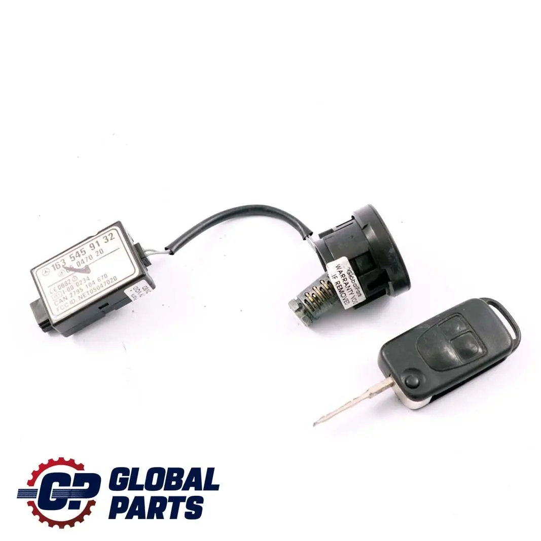  Mercedes-Benz ML W163 270 CDI Engine Control ECU Kit Key Automatic - SKU A6121533279 - Part number A6121533279