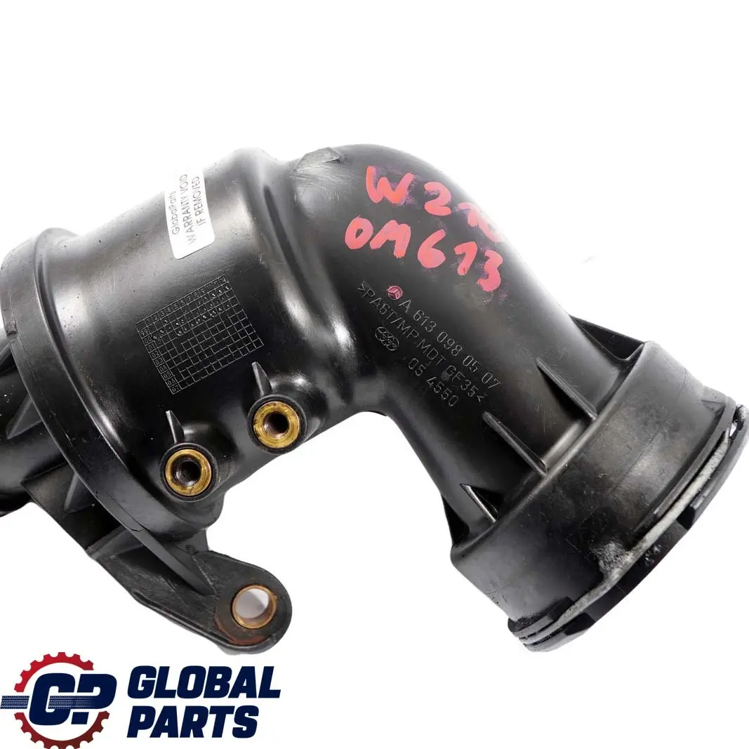 Mercedes-Benz E S W210 W220 320 CDI Air Intake Turbo Pipe Line to with Part number A6130980507 Mercedes-Benz E S W210 W220 320 CDI Air Intake Turbo Pipe Line - SKU A6130980507 - Part number A6130980507