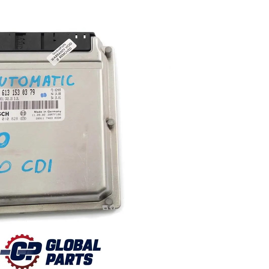 Mercedes-Benz W210 E 320 CDI Diesel Engine Control Unit Module ECU to with Part number A6131530379 Mercedes-Benz W210 E 320 CDI Diesel Engine Control Unit Module ECU - SKU A6131530379 - Part number A6131530379