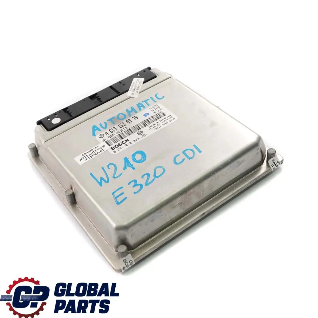 Mercedes-Benz W210 E 320 CDI Diesel Engine Control Unit Module ECU to with Part number A6131530379 Mercedes-Benz W210 E 320 CDI Diesel Engine Control Unit Module ECU - SKU A6131530379 - Part number A6131530379