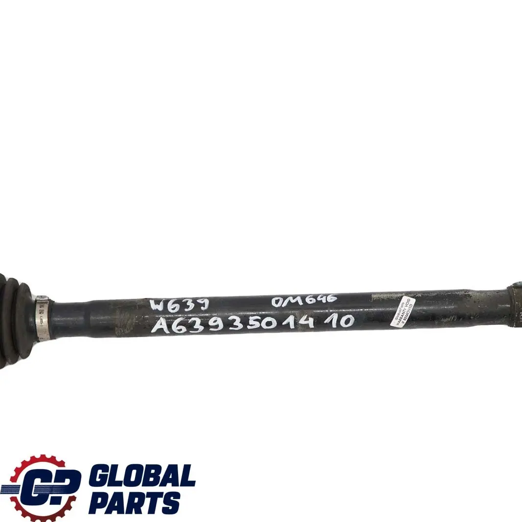  Mercedes-Benz Vito Viano W639 Rear Axle Output Drive Shaft - SKU A6393501410 - Part number A6393501410