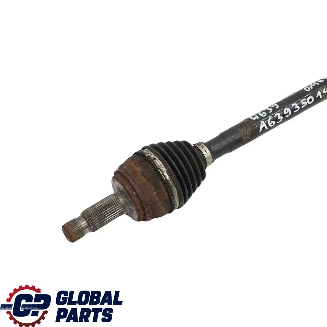 Mercedes-Benz Vito Viano W639 Eje motriz de salida del eje trasero para con número de pieza A6393501410 Mercedes-Benz Vito Viano W639 Eje motriz de salida del eje trasero - SKU A6393501410 - Número de pieza A6393501410