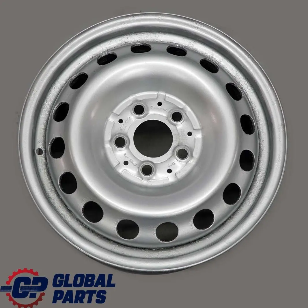 Cerchio in acciaio argento 16" ET:60 6,5J per Mercedes Vito Viano W639 con numero di parte A6394011302 Mercedes Vito Viano W639 Cerchio in acciaio argento 16" ET:60 6,5J - SKU A6394011302-1 - Numero di parte A6394011302