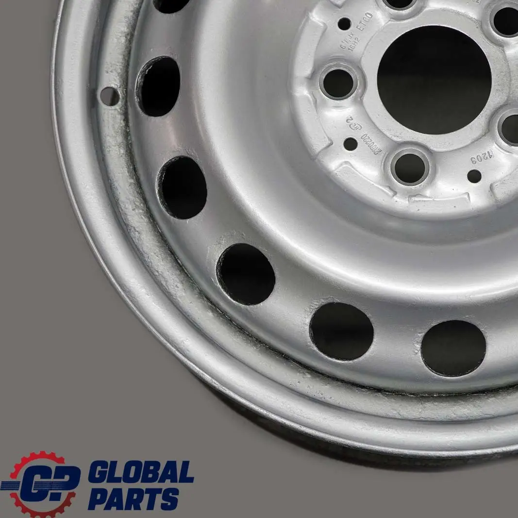 Mercedes Vito Viano W639 Jante Acier Argentée 16" ET:60 6,5J - SKU A6394011302-1 - Numéro de pièce A6394011302
