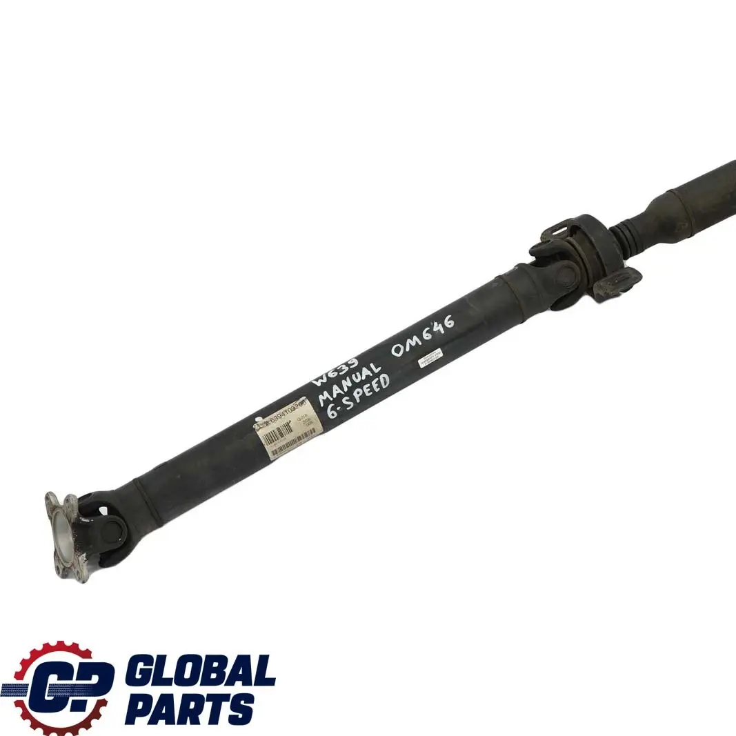 Shaft Propshaft Manual Transmission to Mercedes Vito W639 Drive with Part number A6394103206 Mercedes Vito W639 Drive Shaft Propshaft Manual Transmission - SKU A6394103206 - Part number A6394103206