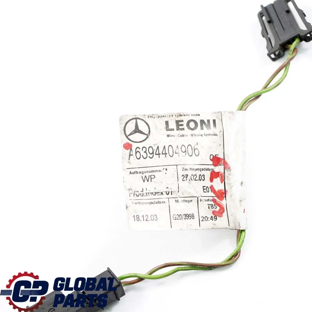  Mercedes-Benz Vito W639 Cable D'Enceinte Faisceau Cables - SKU A6394404906 - Numéro de pièce A6394404906
