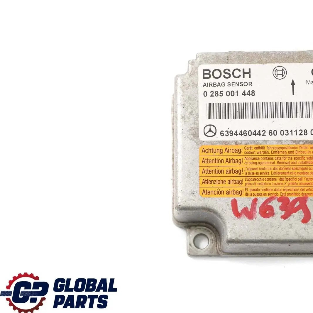 Mercedes Vito W639 Module D'Air Unité De Contrôle Du Système - SKU A6394460442 - Numéro de pièce A6394460442