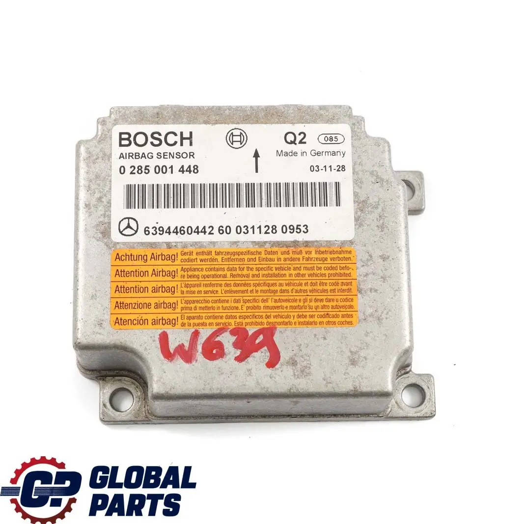 Mercedes Vito W639 Air Module System Control Unit A6394460442