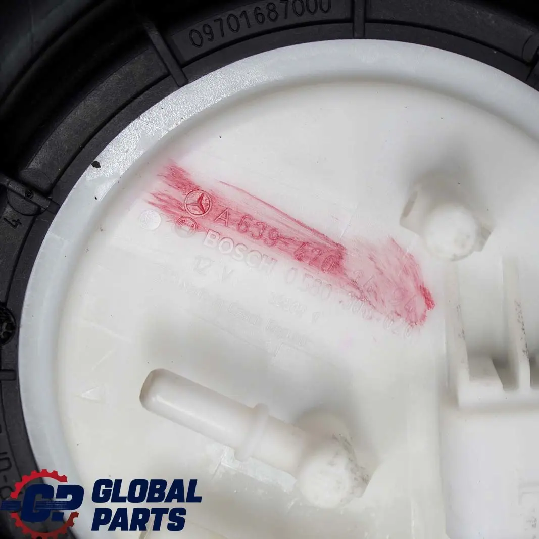 Mercedes W639 Diesel Complete Fuel Tank 75L - SKU A6394711401 - Part number A6394711401