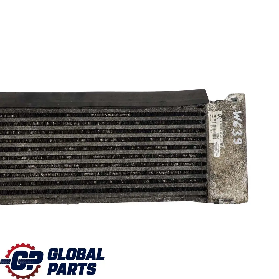Mercedes Vito W639 Refroidisseur d'air charge Radiateur - SKU A6395010301 - Numéro de pièce A6395010301