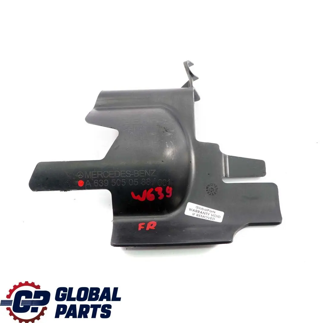 Mercedes-Benz Vito W639 Motorkühlung Lüfterzarge Halter Rechts für mit Teilenummer A6395050588 Mercedes-Benz Vito W639 Motorkühlung Lüfterzarge Halter Rechts - SKU A6395050588 - Teilenummer A6395050588