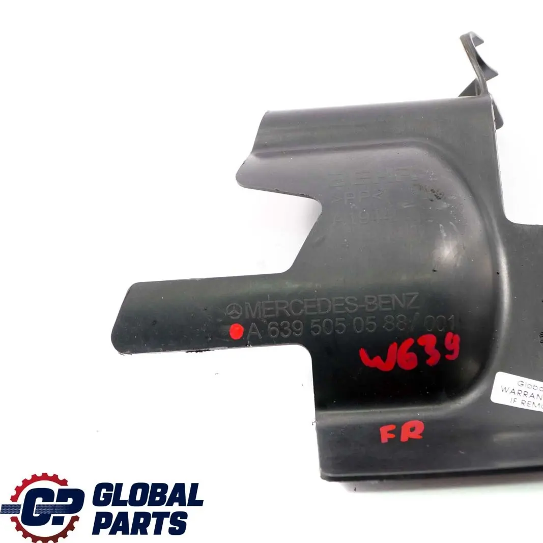 Mercedes-Benz W639 Motore Struttura Ventola Supporto Destra per con numero di parte A6395050588 Mercedes-Benz W639 Motore Struttura Ventola Supporto Destra - SKU A6395050588 - Numero di parte A6395050588