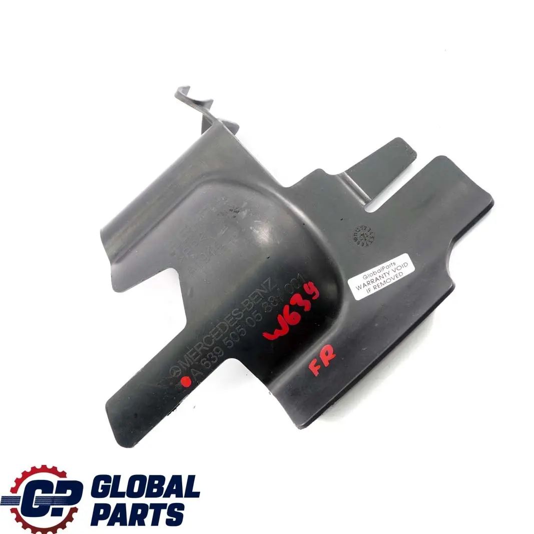  Mercedes-Benz Vito W639 Engine Cooling Radiator Fan Right O/S Holder Bracket - SKU A6395050588 - Part number A6395050588
