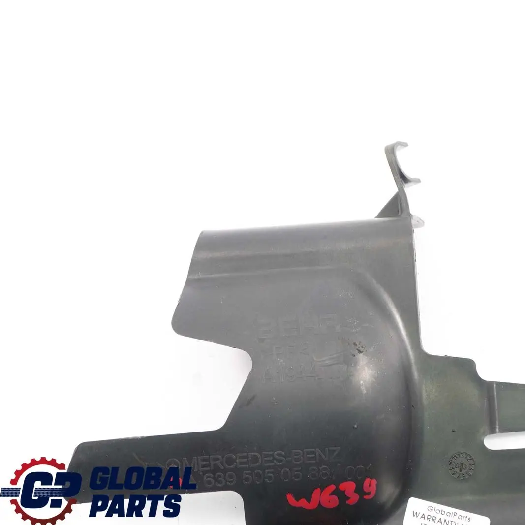  Mercedes-Benz Vito W639 Engine Cooling Radiator Fan Right O/S Holder Bracket - SKU A6395050588 - Part number A6395050588