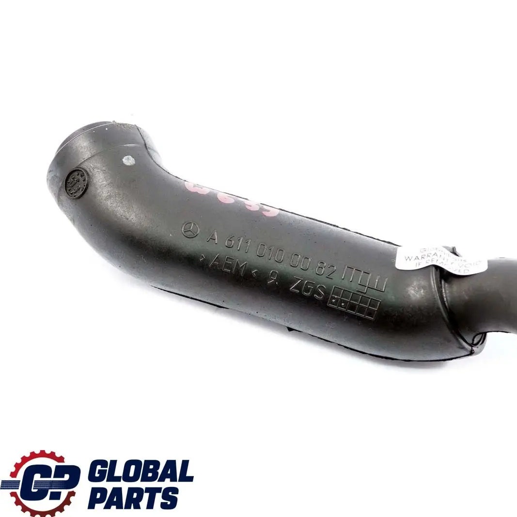  Mercedes-Benz Vito Viano W639 Air Charge Turbocharger Hose Pipe A6110100082 - SKU A6395282482 - Part number A6395282482