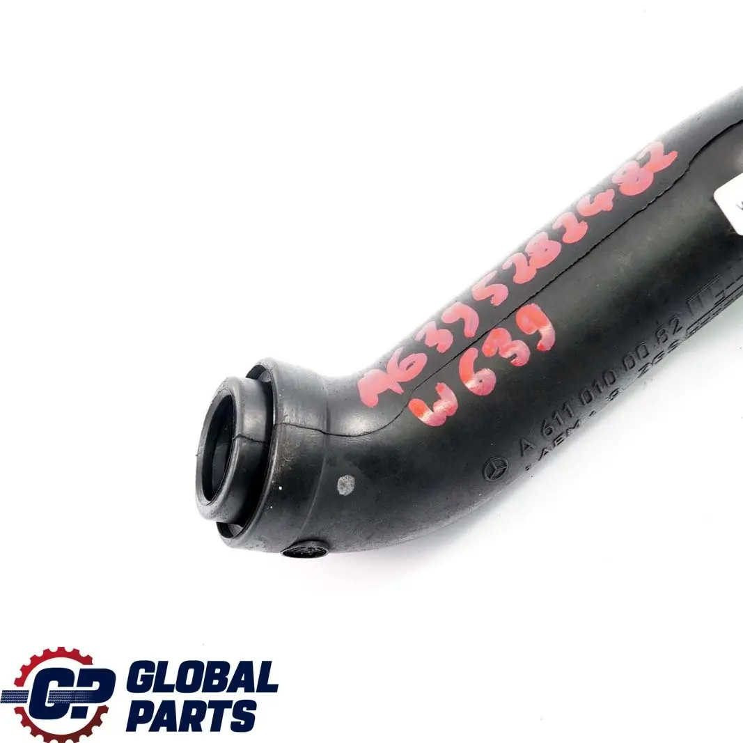 Manguera De Turbocompresor De Aire A6110100082 para Mercedes Vito Viano W639 con número de pieza A6395282482 Mercedes Vito Viano W639 Manguera De Turbocompresor De Aire A6110100082 - SKU A6395282482 - Número de pieza A6395282482