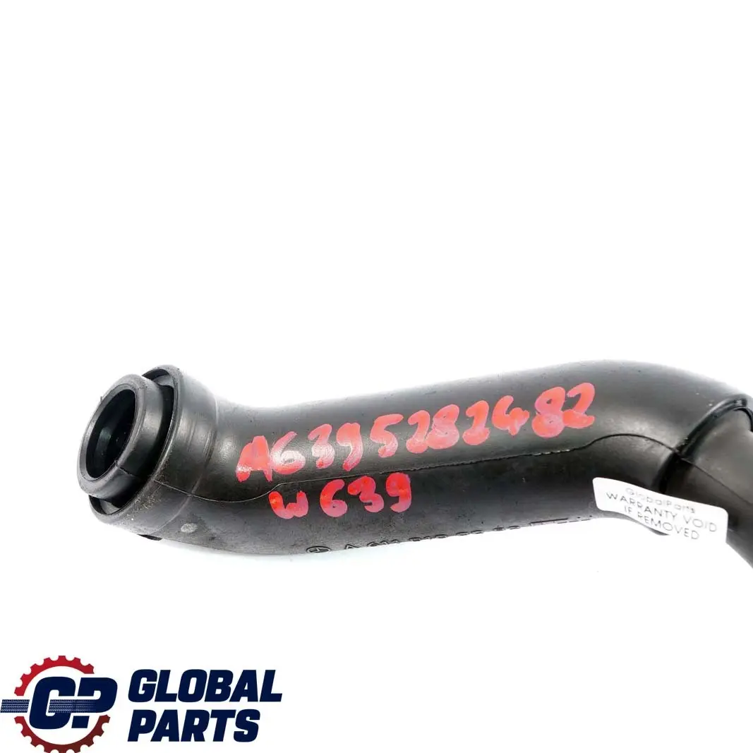 Tubo Flessibile Turbocompresore Carica Aria A6110100082 per Mercedes Vito Viano W639 con numero di parte A6395282482 Mercedes Vito Viano W639 Tubo Flessibile Turbocompresore Carica Aria A6110100082 - SKU A6395282482 - Numero di parte A6395282482