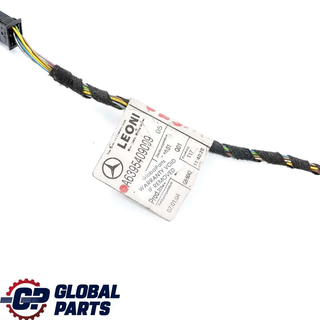  Mercedes-Benz Vito W639 Front Window Lifter Switch Cable Wiring A6395409009 - SKU A6395408909 - Part number A2095406905
