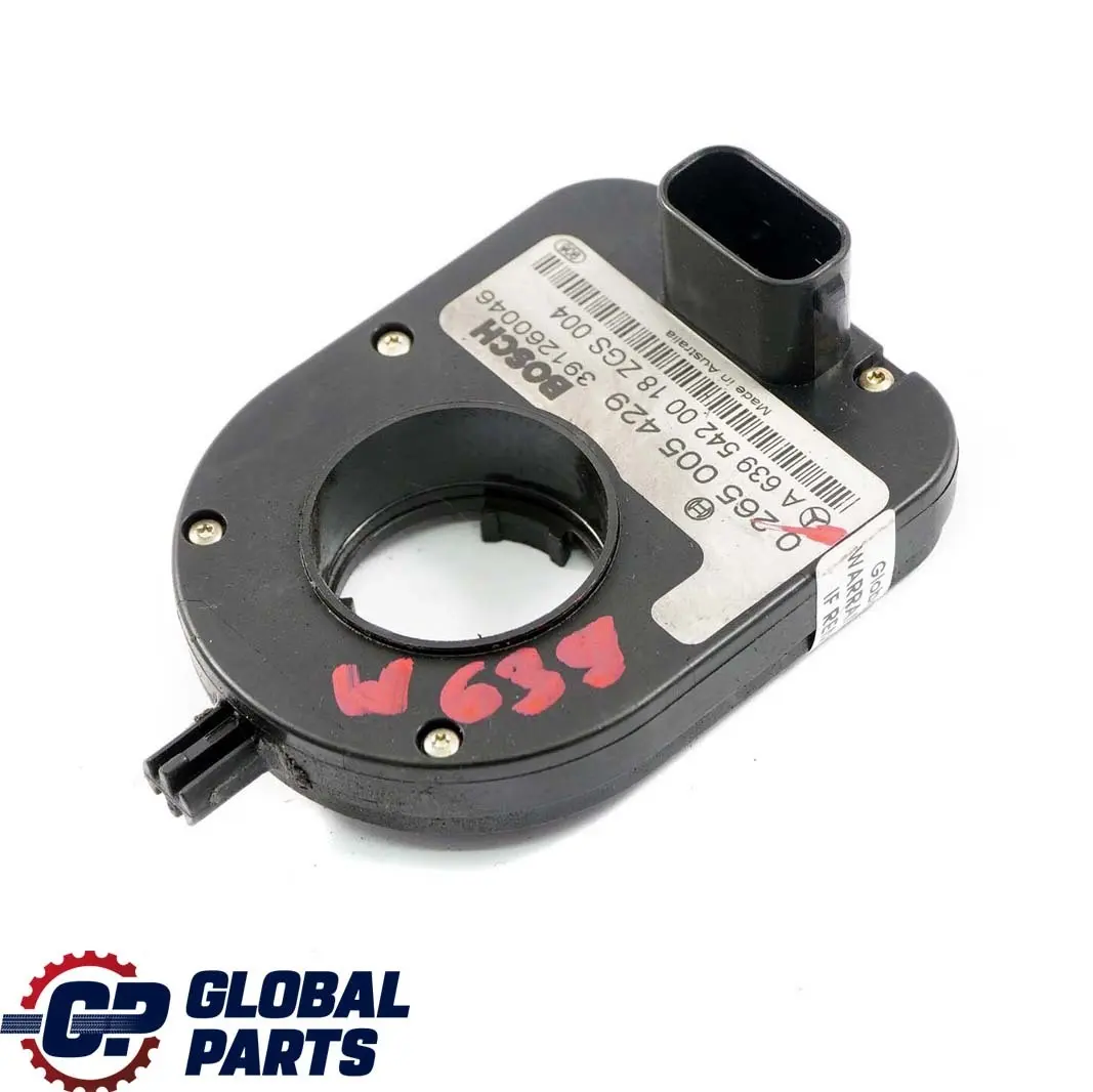 Sensor De Angulo Del Volante Anillo Squib para Mercedes Vito W639 con número de pieza A6395420018 Mercedes Vito W639 Sensor De Angulo Del Volante Anillo Squib - SKU A6395420018 - Número de pieza A6395420018