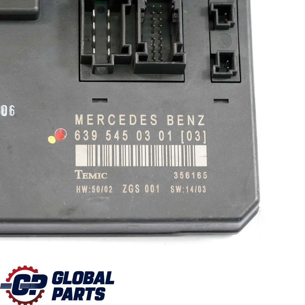 Mercedes-Benz W639 Fuse Box Relay Control Unit Electric Module SAM to with Part number A6395450101 Mercedes-Benz W639 Fuse Box Relay Control Unit Electric Module SAM - SKU A6395450101 - Part number A6395450101