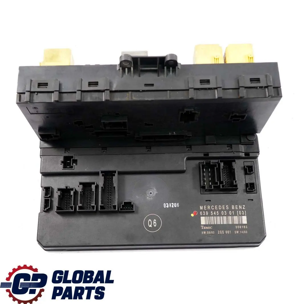 Mercedes-Benz W639 Fuse Box Relay Control Unit Electric Module SAM to with Part number A6395450101 Mercedes-Benz W639 Fuse Box Relay Control Unit Electric Module SAM - SKU A6395450101 - Part number A6395450101