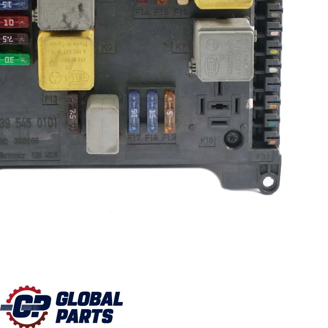 Mercedes-Benz W639 Fuse Box Relay Control Unit Electric Module SAM to with Part number A6395450101 Mercedes-Benz W639 Fuse Box Relay Control Unit Electric Module SAM - SKU A6395450101 - Part number A6395450101