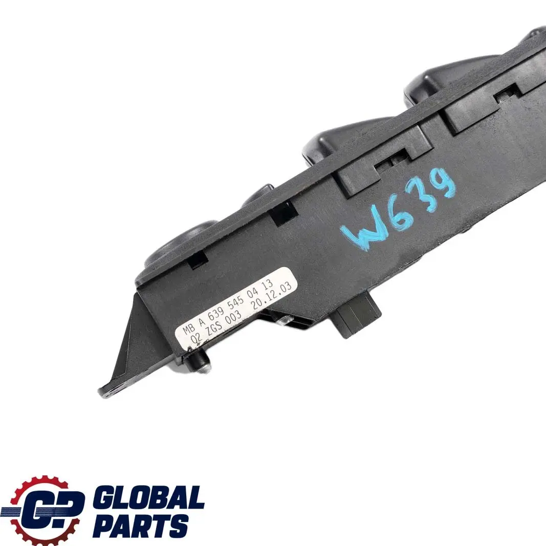 Mercedes-Benz Vito W639 Front Right Door Power Window Lifter Switch to with Part number A6395450413 Mercedes-Benz Vito W639 Front Right Door Power Window Lifter Switch - SKU A6395450413 - Part number A6395450413
