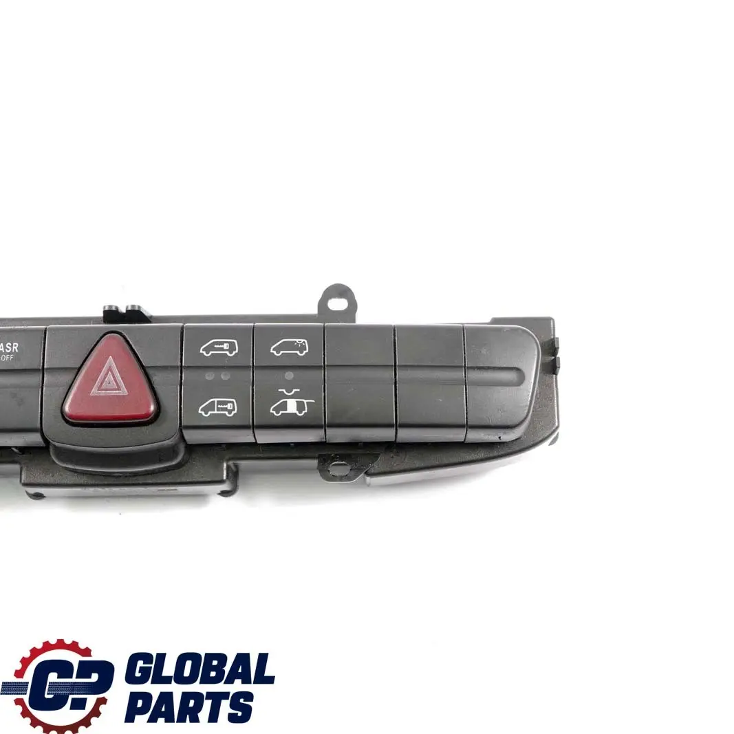  Mercedes-Benz Vito W639 Center Hazard Wiper ASR Locking Control Switch Panel - SKU A6395455207 - Part number A6395455207